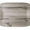 Plateau bois chêne gris 60x40 cm Papillon - PLATEX Discount