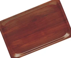 CAMBRO Plateau bois compresse marron 46x36 cm Capri New