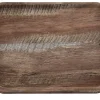 CAMBRO Plateau bois compresse marron 24x35 cm Madeira Outlet