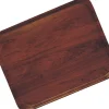 CAMBRO Plateau bois compresse marron 28x20 cm Capri Discount