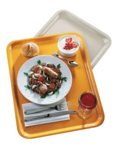PLATEX Plateau bois compresse noir 46x36 cm Suprex Discount