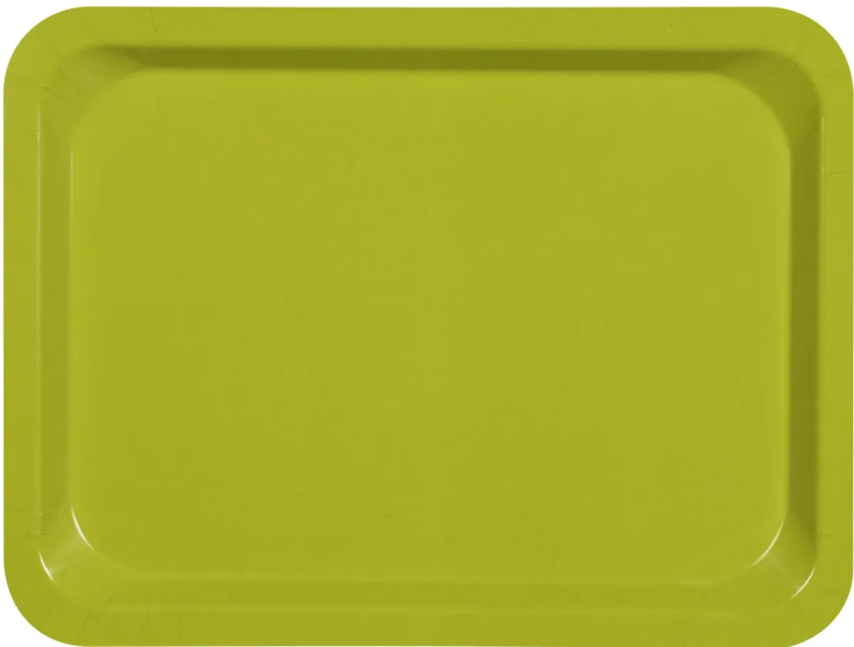 PLATEX Plateau bois compresse vert 46x36 cm Suprex Discount