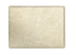 PLATEX Plateau bois marbre beige 28x20 cm Slim Outlet