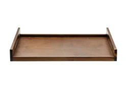 PRO.MUNDI Plateau bois marron 60x40x7 cm Oxstal (4 pièces) Discount