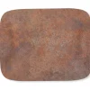 PLATEX Plateau bois rouille 41x29 cm Papillon Online