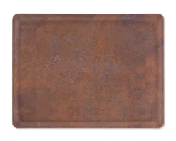 PLATEX Plateau bois rouille 37x28 cm Slim New