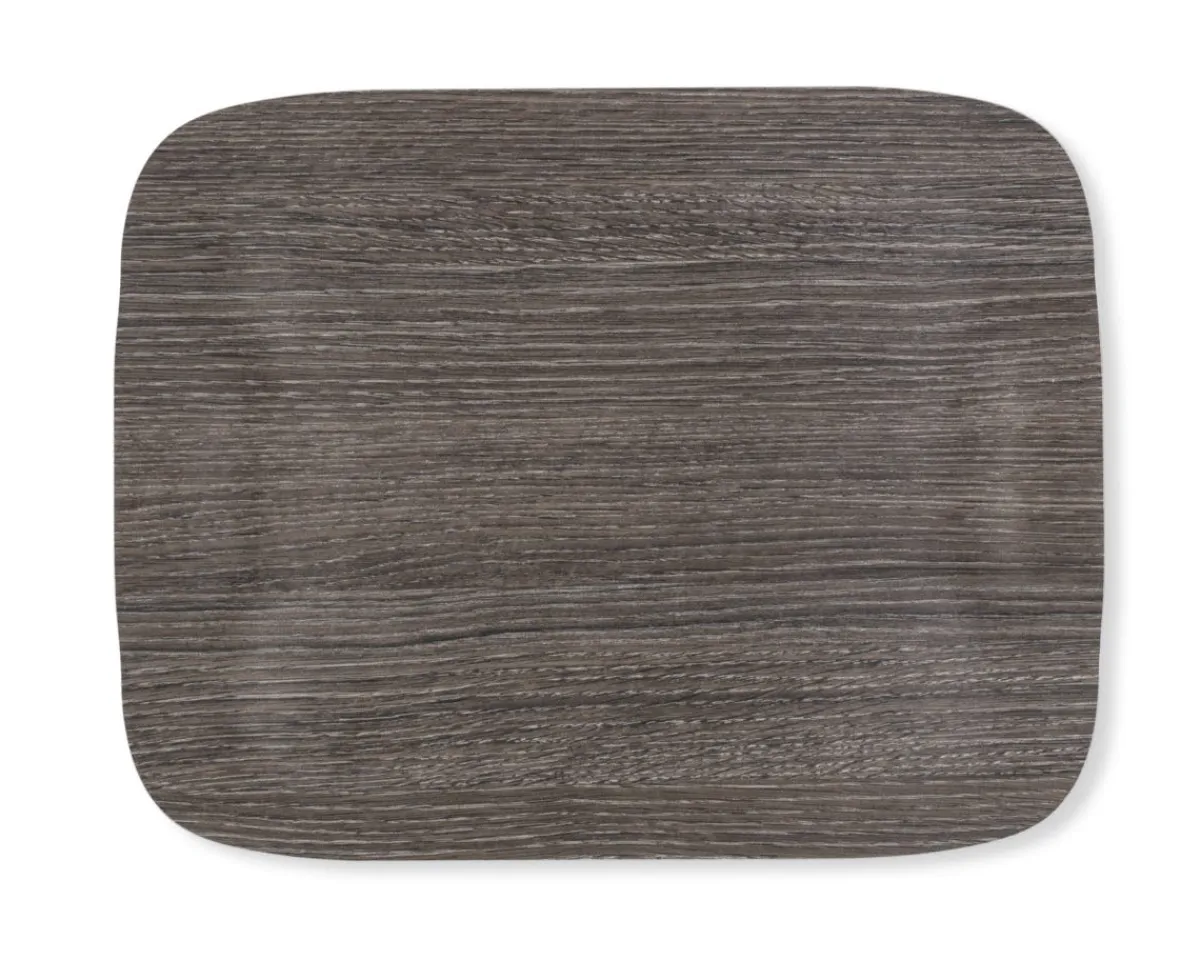 Plateau bois 60x40 cm Papillon - PLATEX Discount