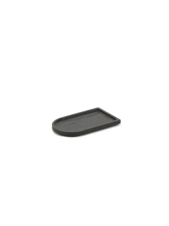 SERAX Plateau à bord droit rectangulaire ébène bois 20 cm La Mère New