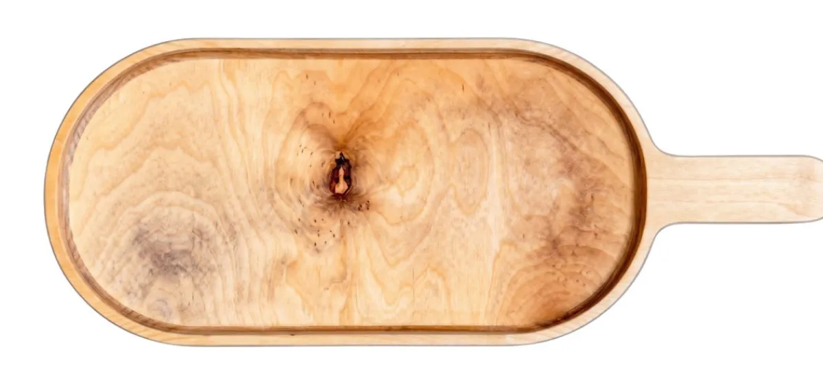Plateau bouleau 55x23 cm - DE LA ROCA Discount