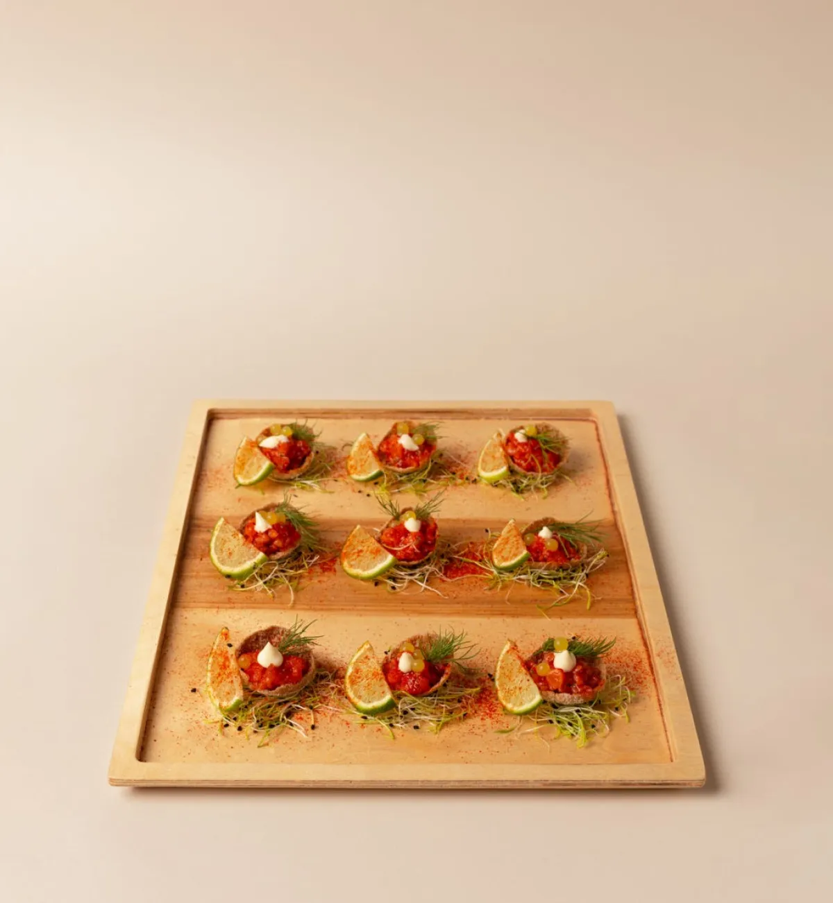 DE LA ROCA Plateau bouleau 36x29 cm Clearance