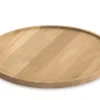 CRASTER Plateau de présentation chêne Ø 21,8 cm 2,5 cm Tilt New