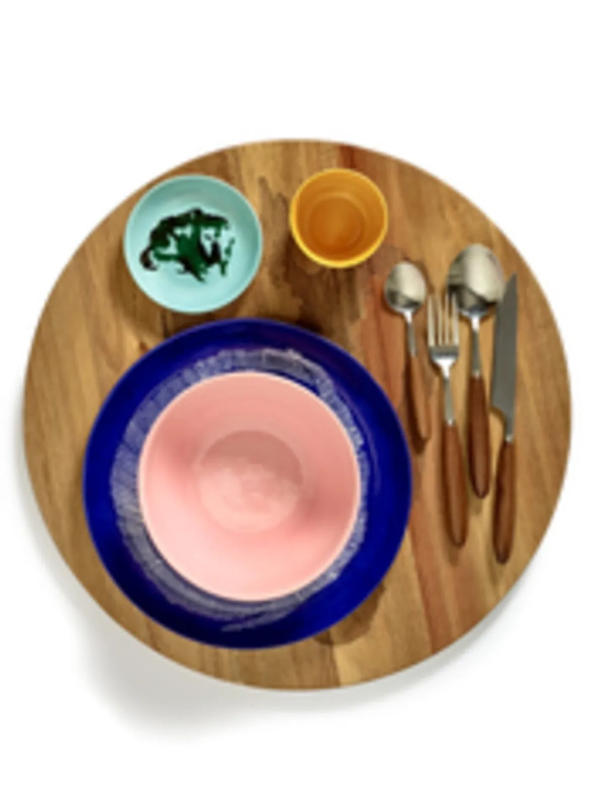 Plateau de présentation rond marron acacia Ø 45 cm Feast By Ottolenghi - SERAX Online