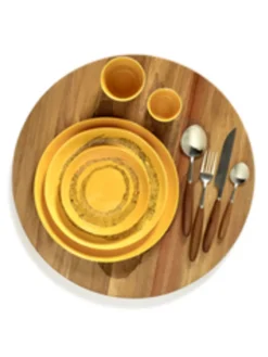 SERAX Plateau de présentation rond marron acacia Ø 35 cm Feast By Ottolenghi Online