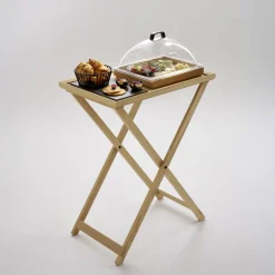 APS Plateau de service chêne 60x40x3 cm Valo Discount