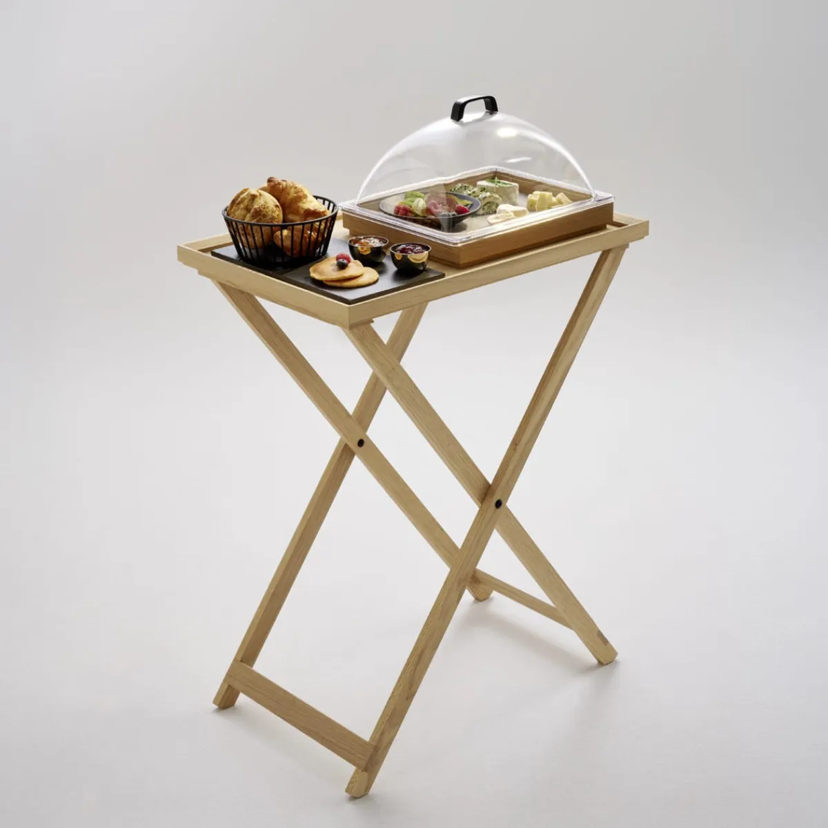 APS Plateau de service chêne 60x40x3 cm Valo Discount