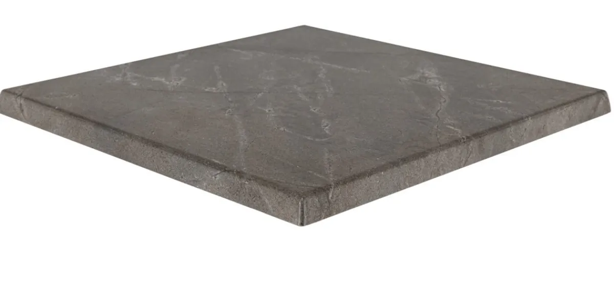 Plateau de table basalte 70x70x3,2 cm Werzalit - FLEXMOB