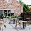 Plateau de table de terrasse carré colorado 65x65x1,2 cm Compact Easy - FLEXMOB Best