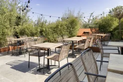Plateau de table de terrasse carré avalon pine 60x60x3,2 cm Werzalit - FLEXMOB Sale