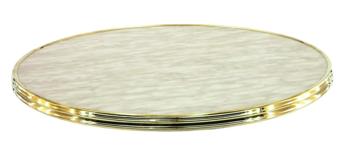 FLEXMOB Plateau de table d'extérieur mermer Ø 60 cm Werzalit Discount