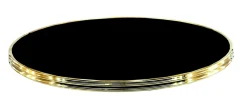 Plateau de table d'extérieur rond noir Ø 60 cm 3 cm Werzalit - FLEXMOB Sale