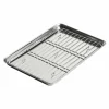 Plateau à dresser avec grille inox 21,5x15,1x1,8 cm - L.TELLIER Outlet