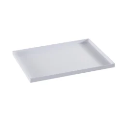 PRO.MUNDI Plateau en carton rectangulaire blanc carton 28,7x18,6x1,7 cm Oxstal (40 pièces) Online