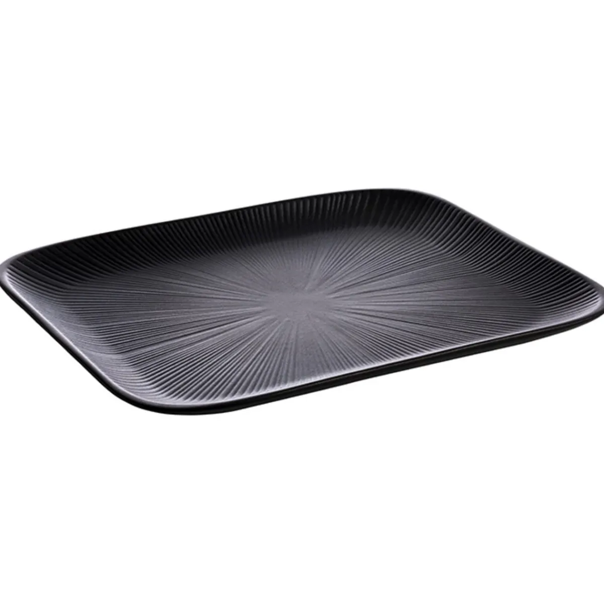 Plateau GN1/2 mélamine noir 32,5x26,5x2,5 cm Nero - APS Discount