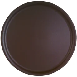 Plateau limonadier polyester marron Ø 45 cm - PLATEX Hot