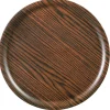 Plateau limonadier polyester marron Ø 36 cm - PLATEX Outlet