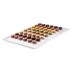 PLATEX Plateau mélamine marbre blanc 60x40 cm Matt Clearance