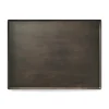 PLATEX Plateau mélamine marron 40x30 cm Matt Online