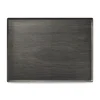 Plateau mélamine marron 40x30 cm Matt - PLATEX Hot
