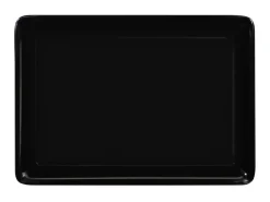 Plateau mélamine noir 14x10 cm Plateau S - PLATEX Best
