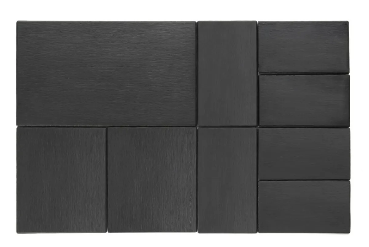 APS Plateau mélamine noir 53x32,5x1 cm Slate Discount