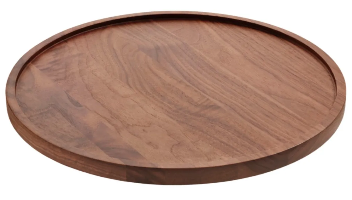 REVOL Plateau noyer Ø 33 cm 3 cm En Scène Hot