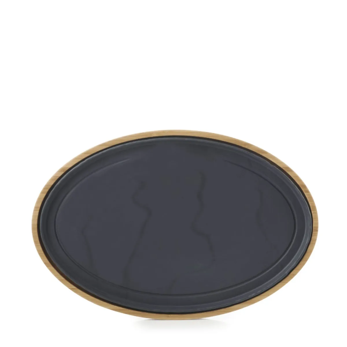 Plateau ovale bambou 36,5x25 cm Basalt - REVOL New
