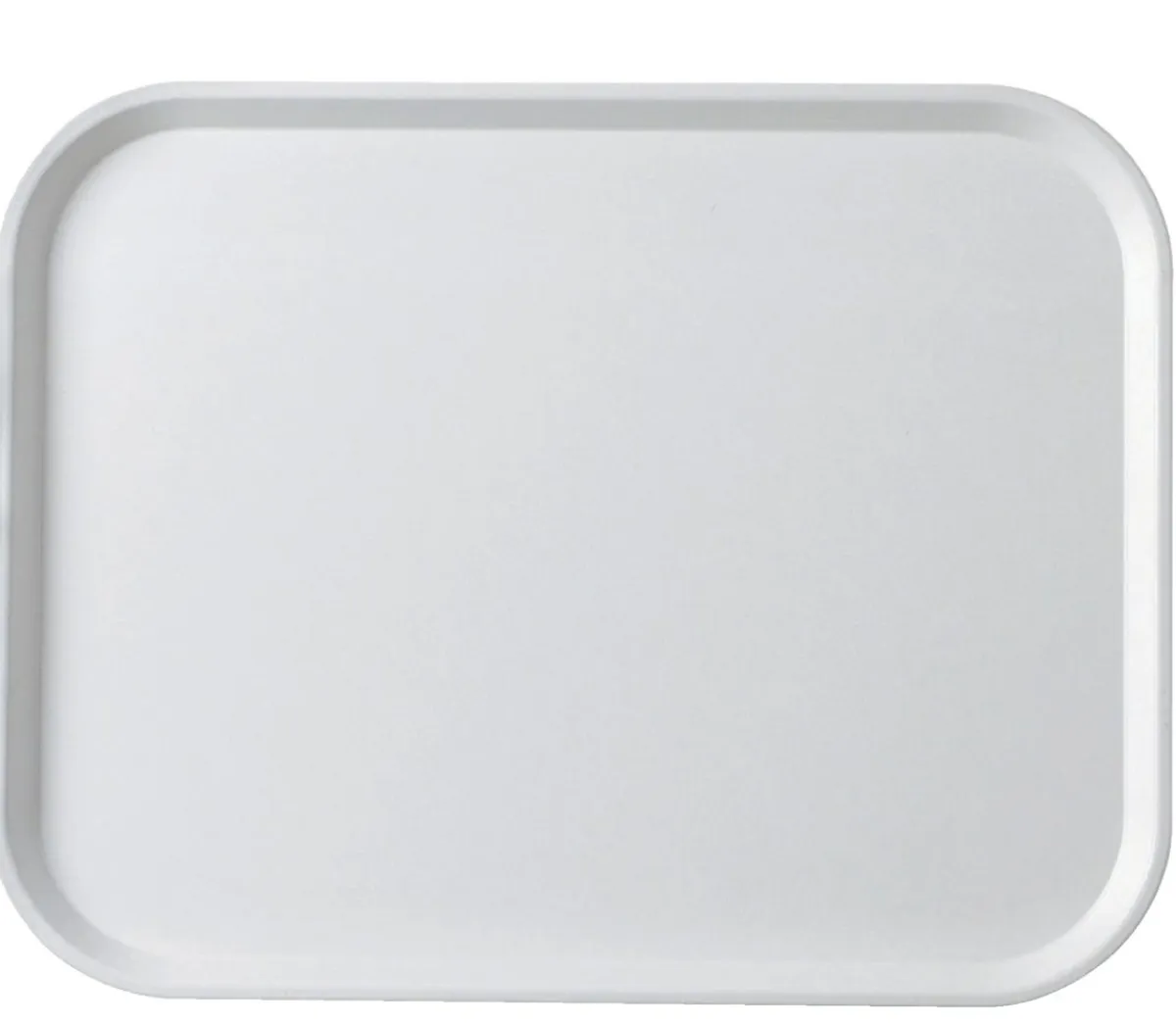 PLATEX Plateau polyester blanc 46x36 cm Poly Str