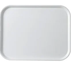 PLATEX Plateau polyester blanc 46x36 cm Poly-str Allégé New