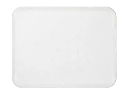 Plateau polyester blanc 42x32 cm Poly Str Profil Mat 2 - PLATEX Discount