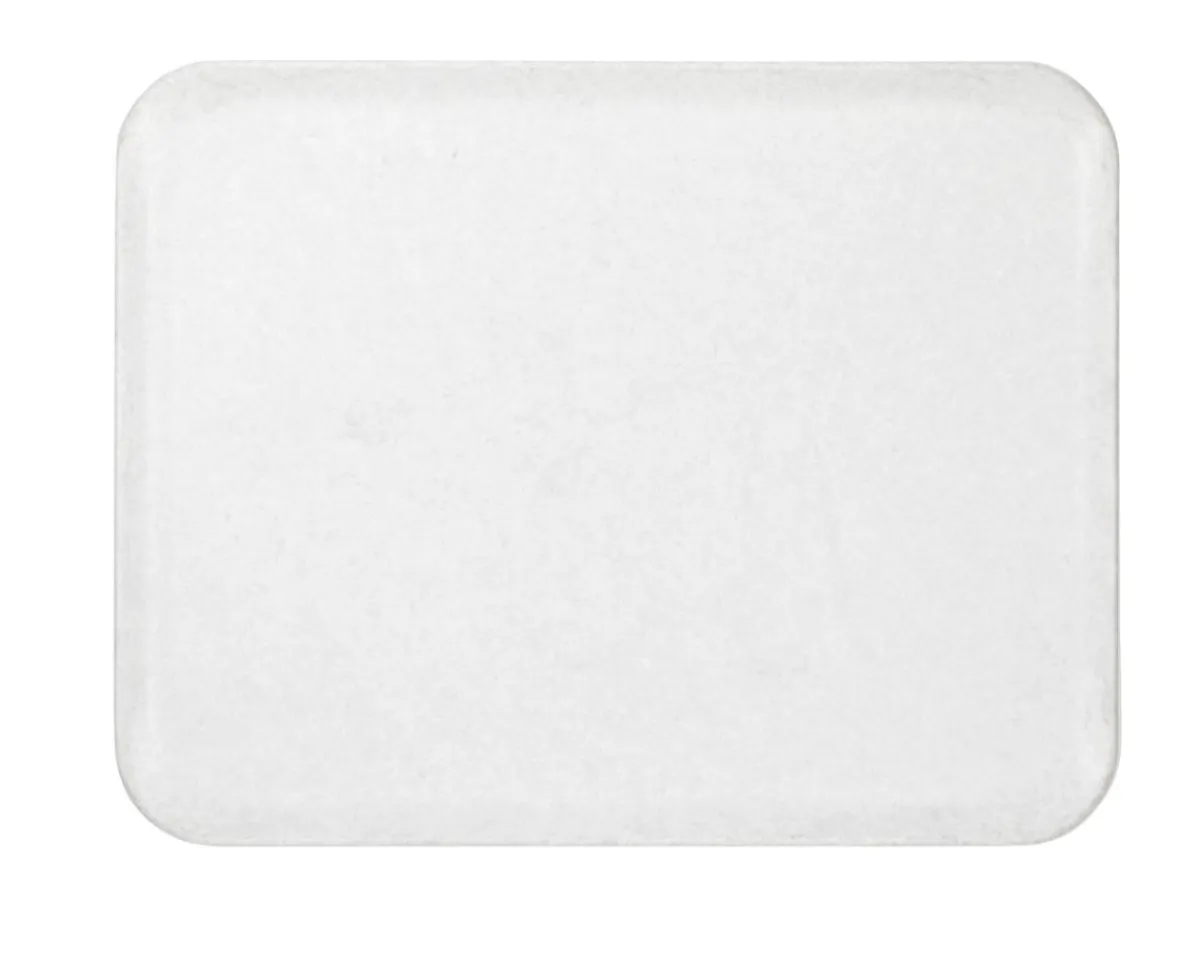 Plateau polyester blanc 42x32 cm Poly Str Profil Mat 2 - PLATEX Discount