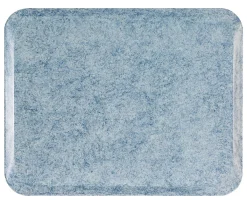 Plateau polyester bleu 40x30 cm Poly Str - PLATEX Outlet
