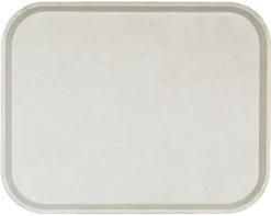Plateau polyester gris 46x36 cm Poly One - PLATEX Online