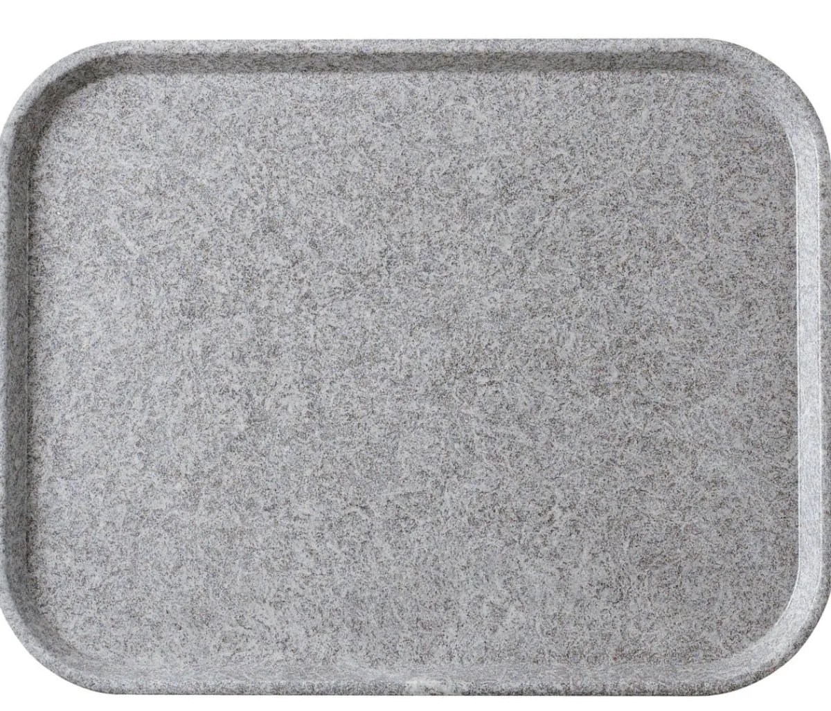 PLATEX Plateau polyester gris 46x36 cm Poly Str Online