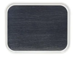 PLATEX Plateau polyester gris 46x36 cm Poly Styl Outlet