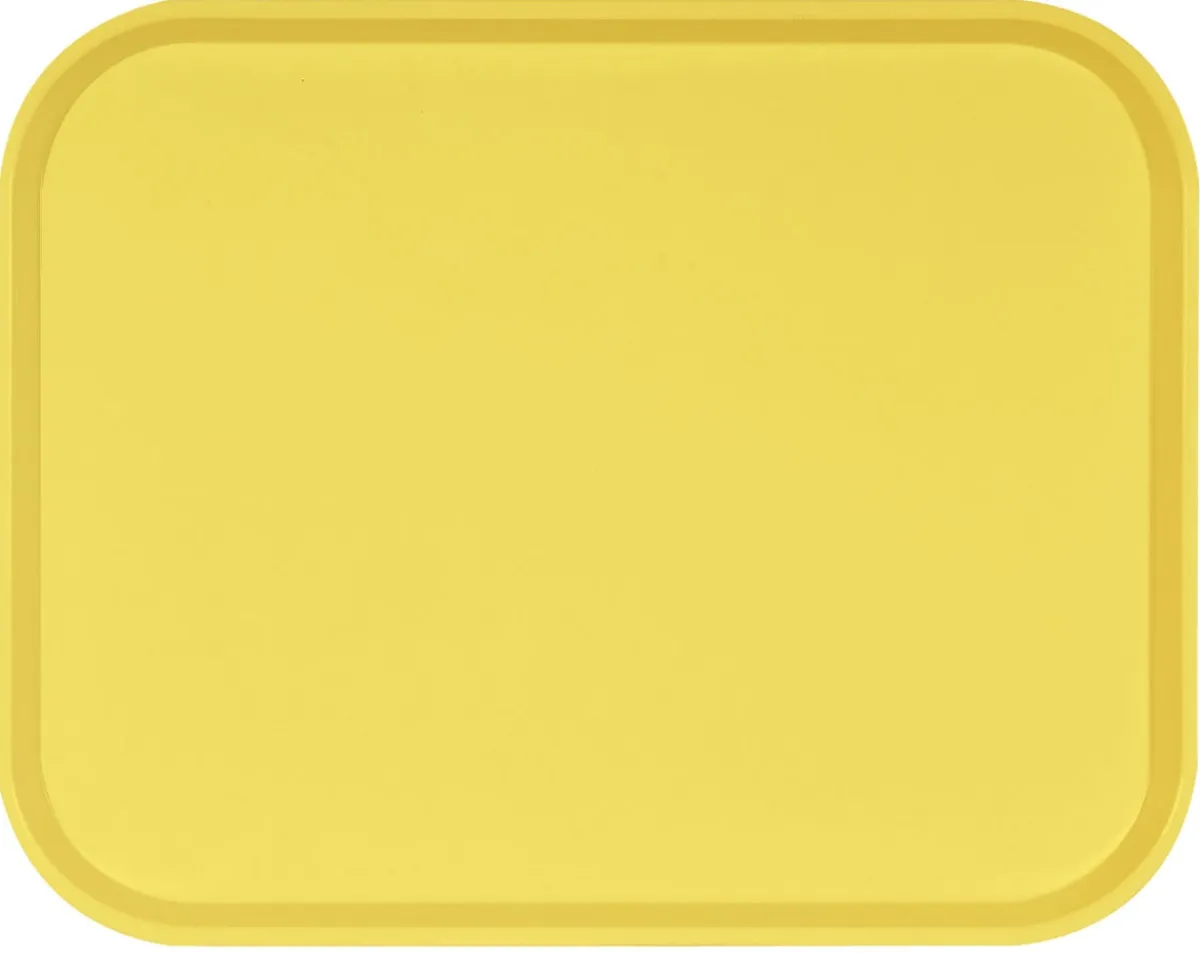 Plateau polyester jaune 46x36 cm Poly Str - PLATEX Clearance