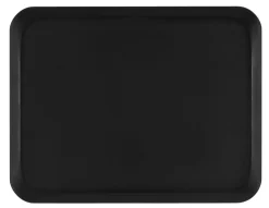 PLATEX Plateau polyester noir 46x36 cm Poly Str Profil Mat New