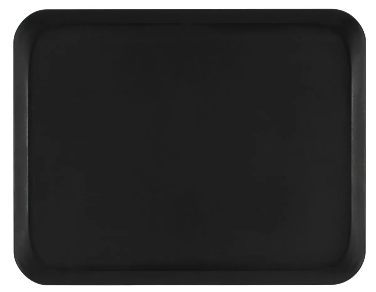PLATEX Plateau polyester noir 46x36 cm Poly Str Profil Mat New