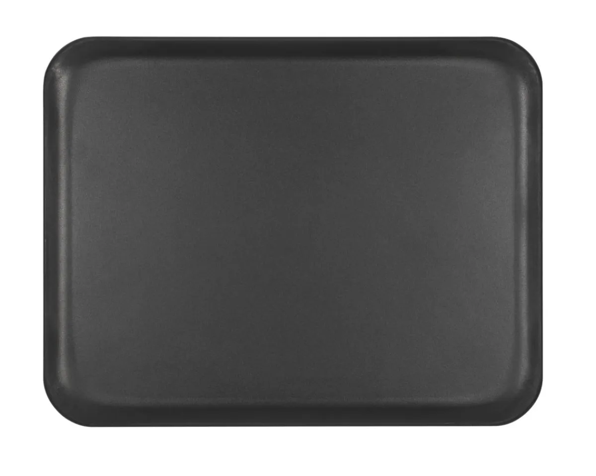 Plateau polyester noir 32,5x26,5 cm Poly Str Profil Mat 2 - PLATEX Online