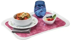 CAMBRO Plateau polyester rouge 45,7x35,5 cm Versatray Century Fun Hot