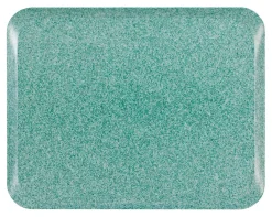 Plateau polyester vert 46x36 cm Poly Str - PLATEX New